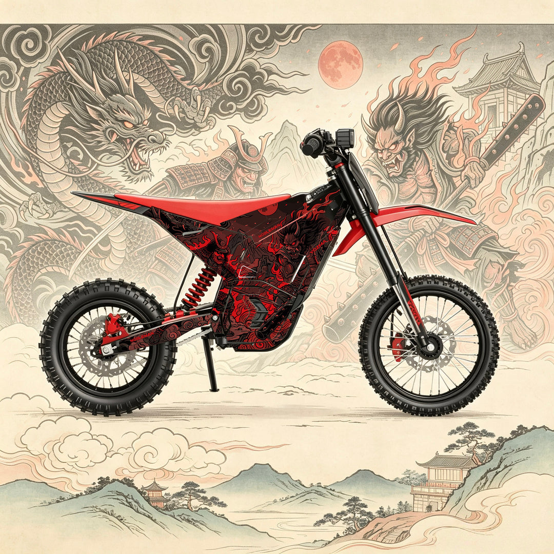 Oni Flame Ronin YOZMA IN10 And In10 PRO Electric Dirt Bike Body Wrap Decal