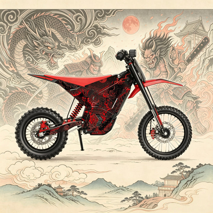 Oni Flame Ronin YOZMA IN10 And In10 PRO Electric Dirt Bike Body Wrap Decal
