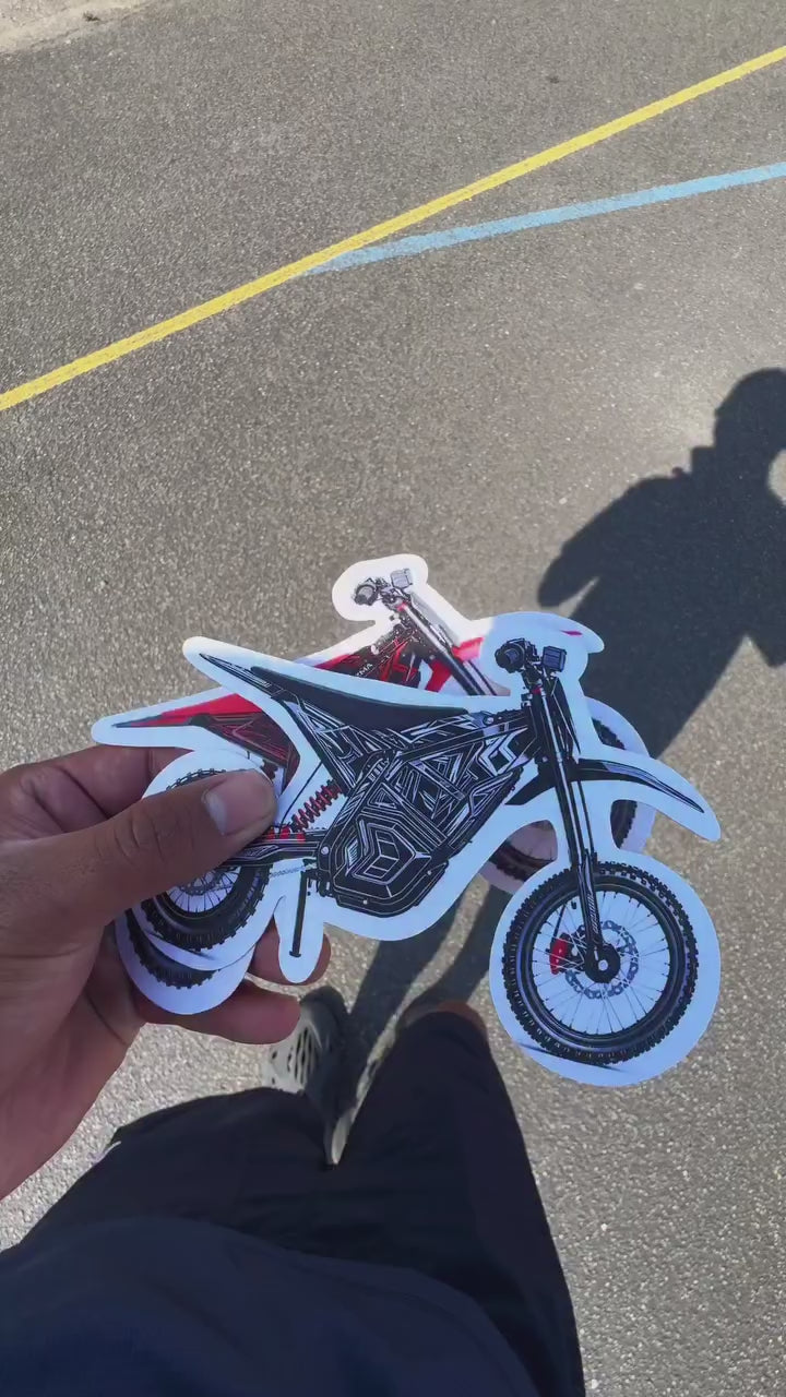Cyber Thorn YOZMA IN10 Electric Dirt Bike Body Wrap Decal
