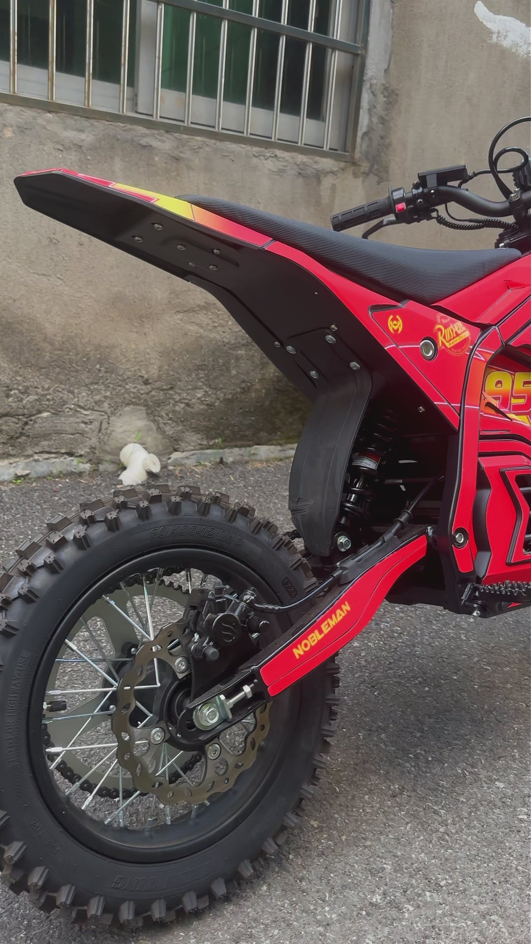 Lightning 95 YOZMA IN10 Electric Dirt Bike Body Wrap Decal