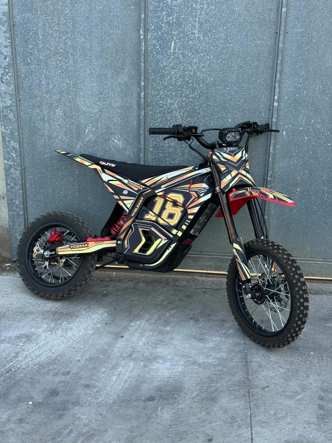 Gold Rush 18 YOZMA IN10 Electric Dirt Bike Body Wrap Decal