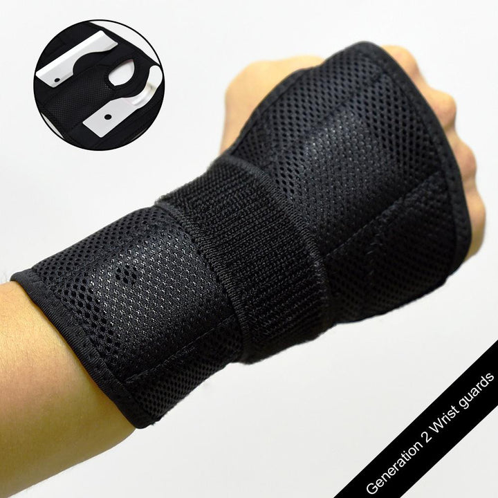 Generation 2 Wrist Guards with Palm Steel Pads. Protective Gear for Skateboarding/Longboarding/Roller Blading/Inline Skating. 