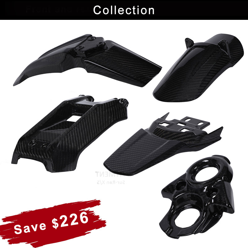 Surron Real Carbon fiber Rear Mudguards